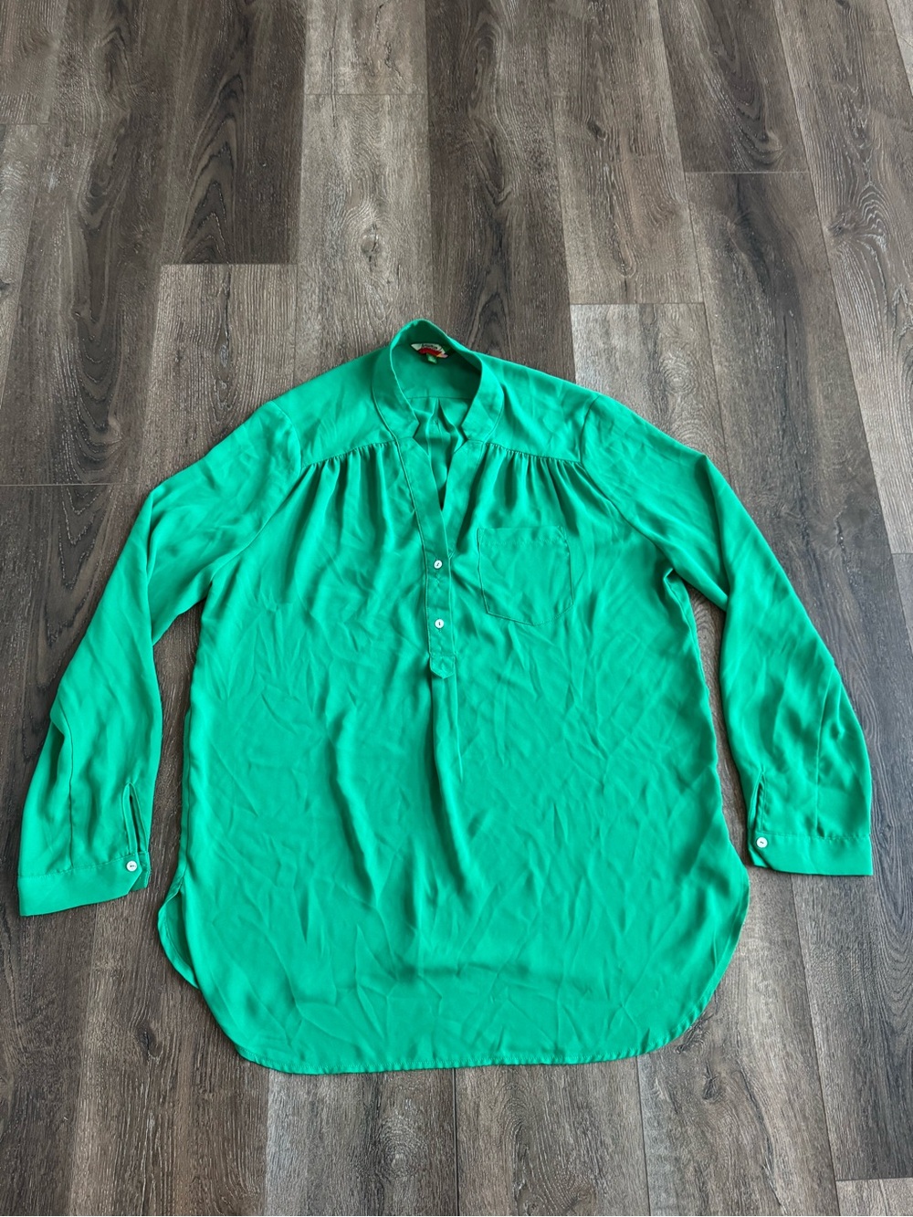 Fervour Kelly Green Women’s Long-Sleeve Shirt Women’s Size XL